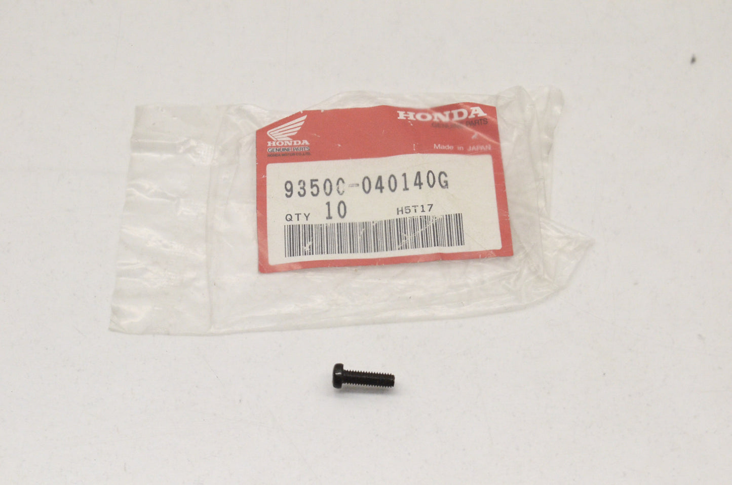 OEM Honda 93500-04014-0G Pan Screw (4X14) NOS