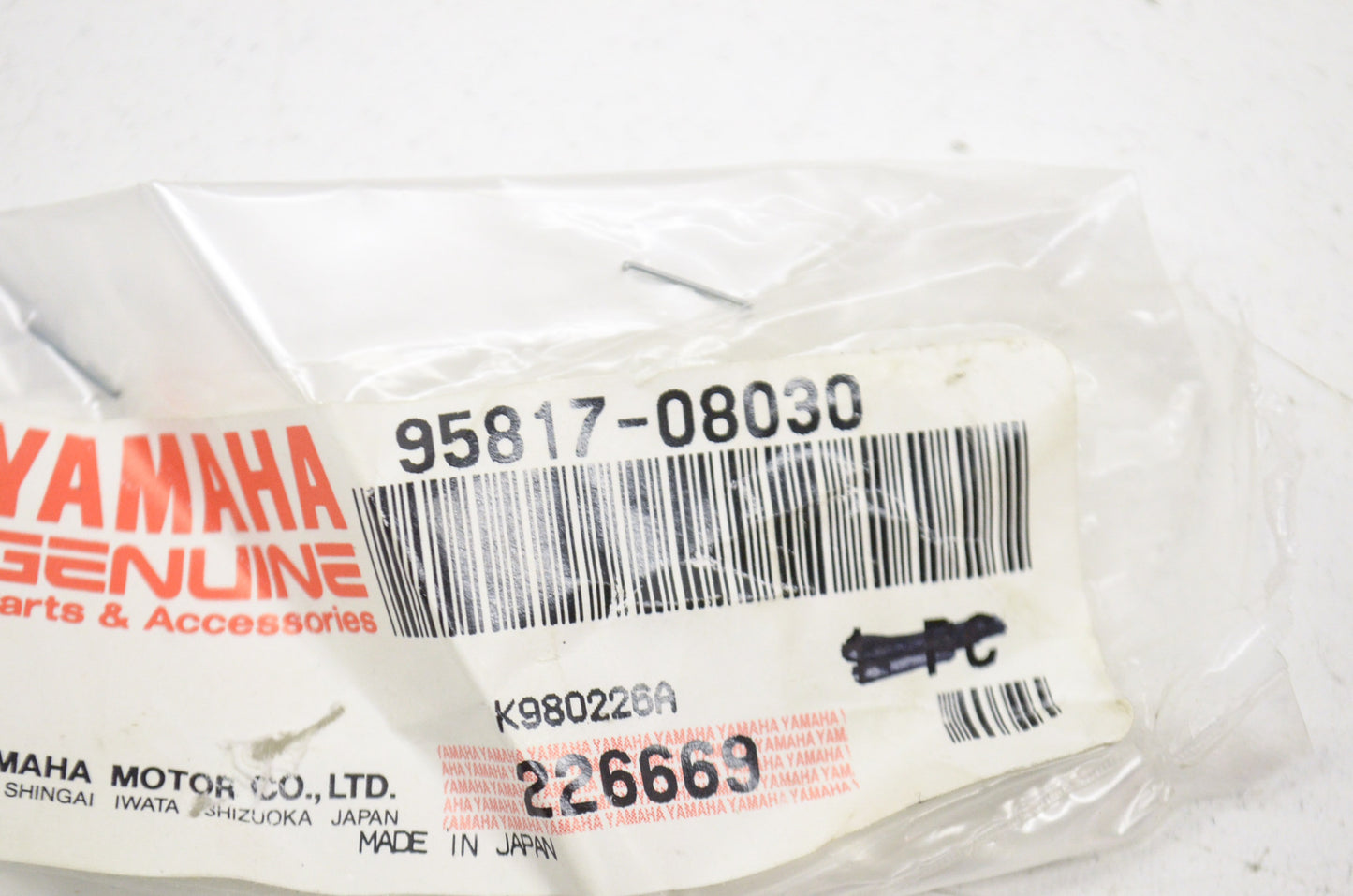 OEM Yamaha 95817-08030-00 Flange Bolt Qty 3 NOS