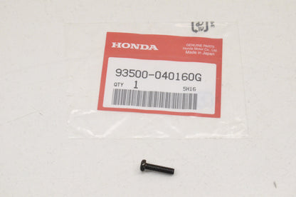 OEM Honda 93500-04016-0G Pan Screw (4X16) NOS