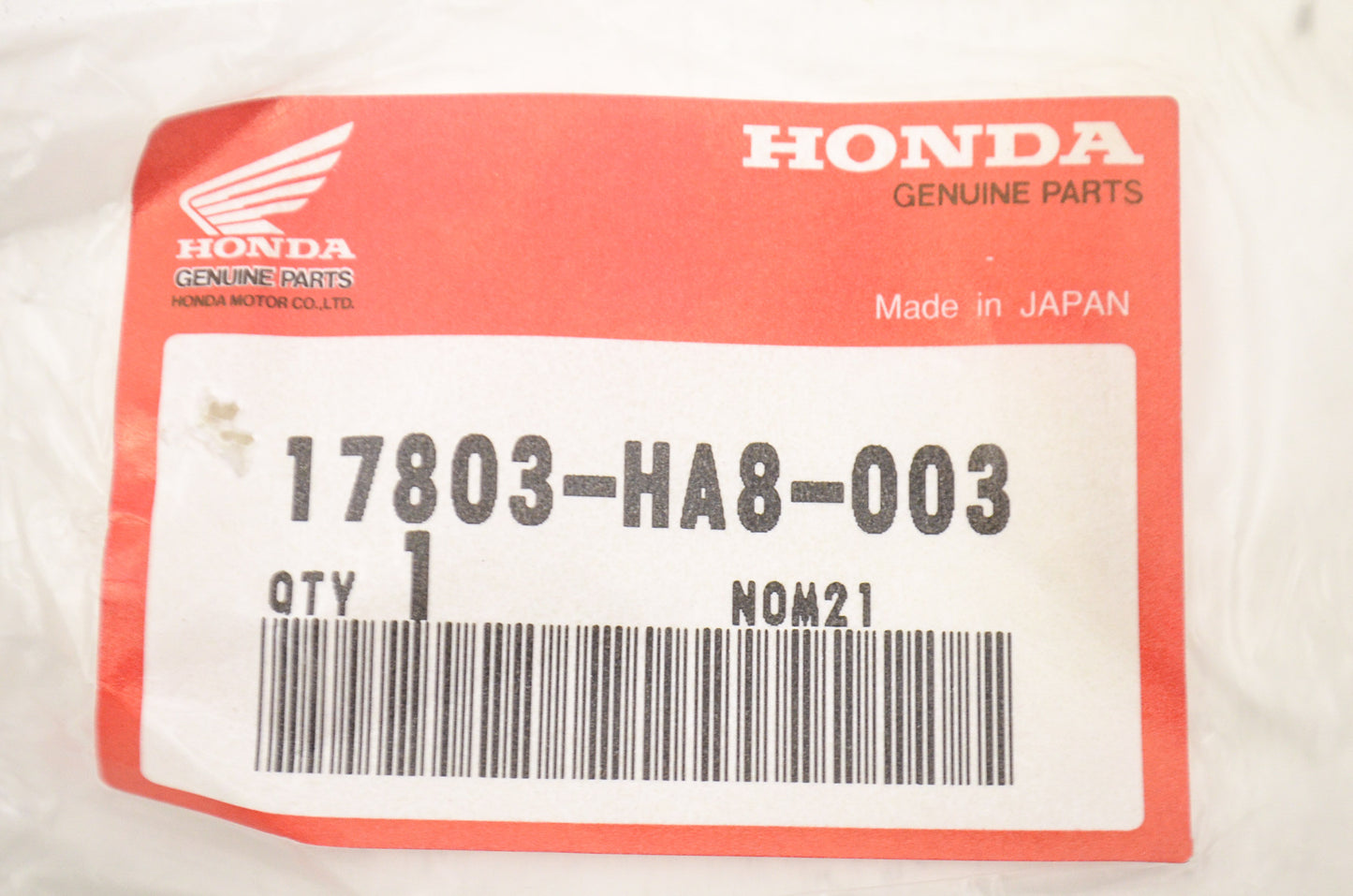 OEM Honda 17803-HA8-003 Gasket A NOS