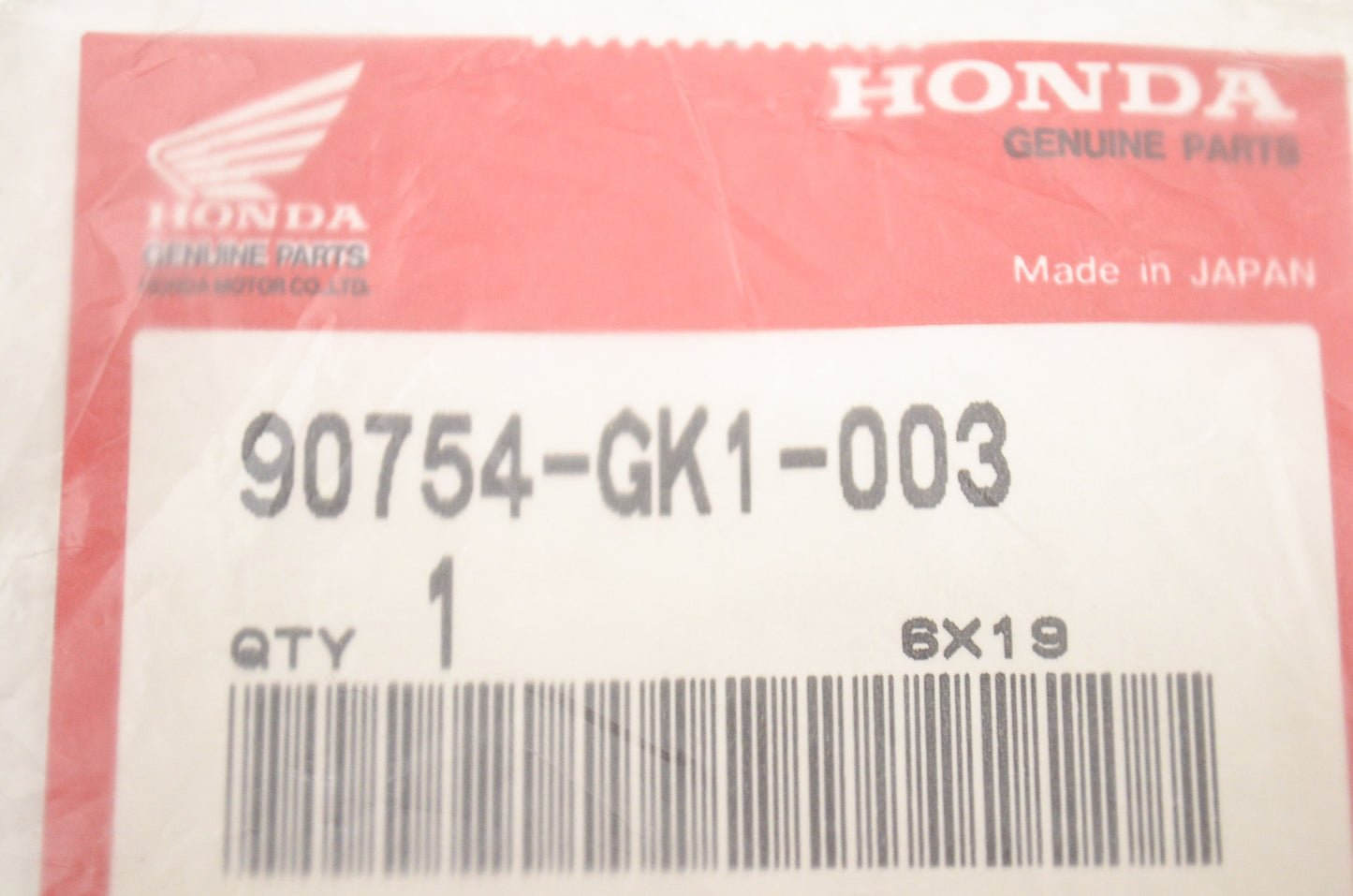 OEM Honda 90754-GK1-003 Oil Seal 19X30.5X7 NOS