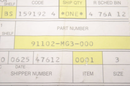 OEM Honda 91102-MG3-000 Dowel Pin (5X33) NOS