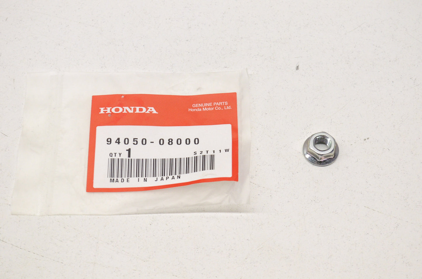 OEM Honda 94050-08000 Flange Nut 8mm NOS