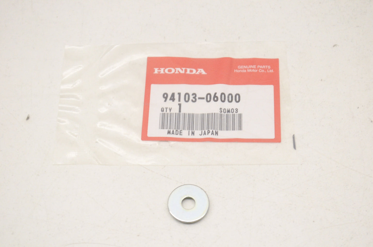 OEM Honda 94103-06000 Plain Washer (6MM) NOS