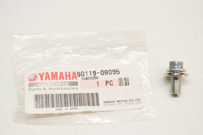 New OEM Yamaha Bolt With Washer NOS