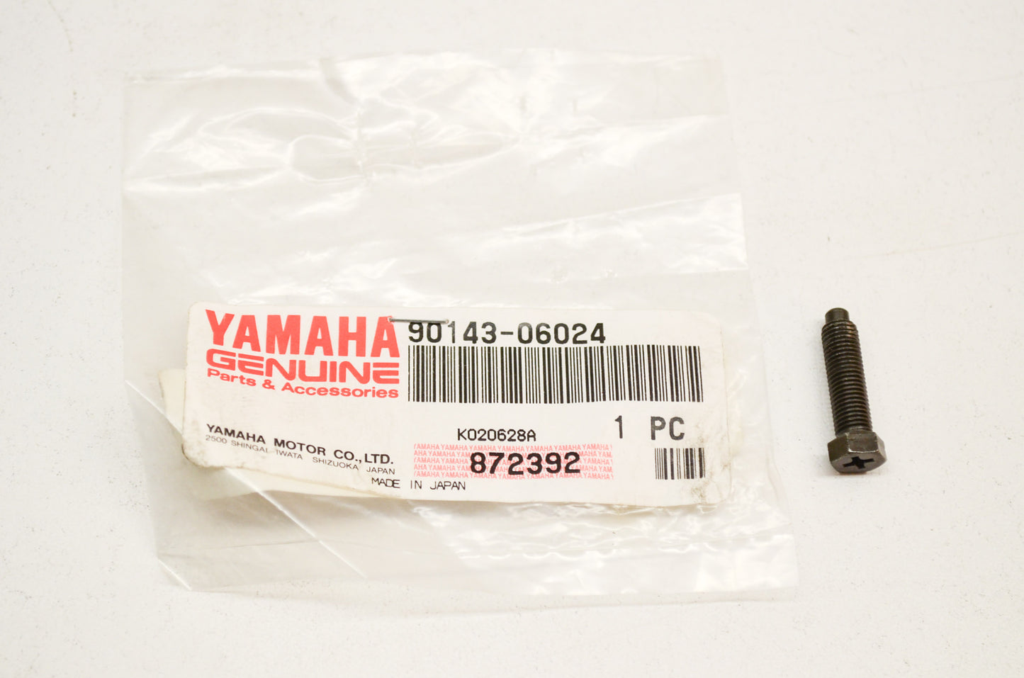OEM Yamaha 90143-06024-00 Screwm Hexagon NOS