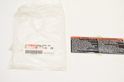 OEM Yamaha 8FB-77761-E0-00 Warning Label 1 NOS