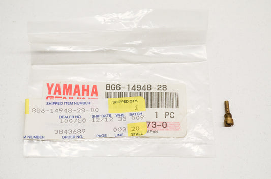 OEM Yamaha 8G6-14948-28-00 Jet NOS