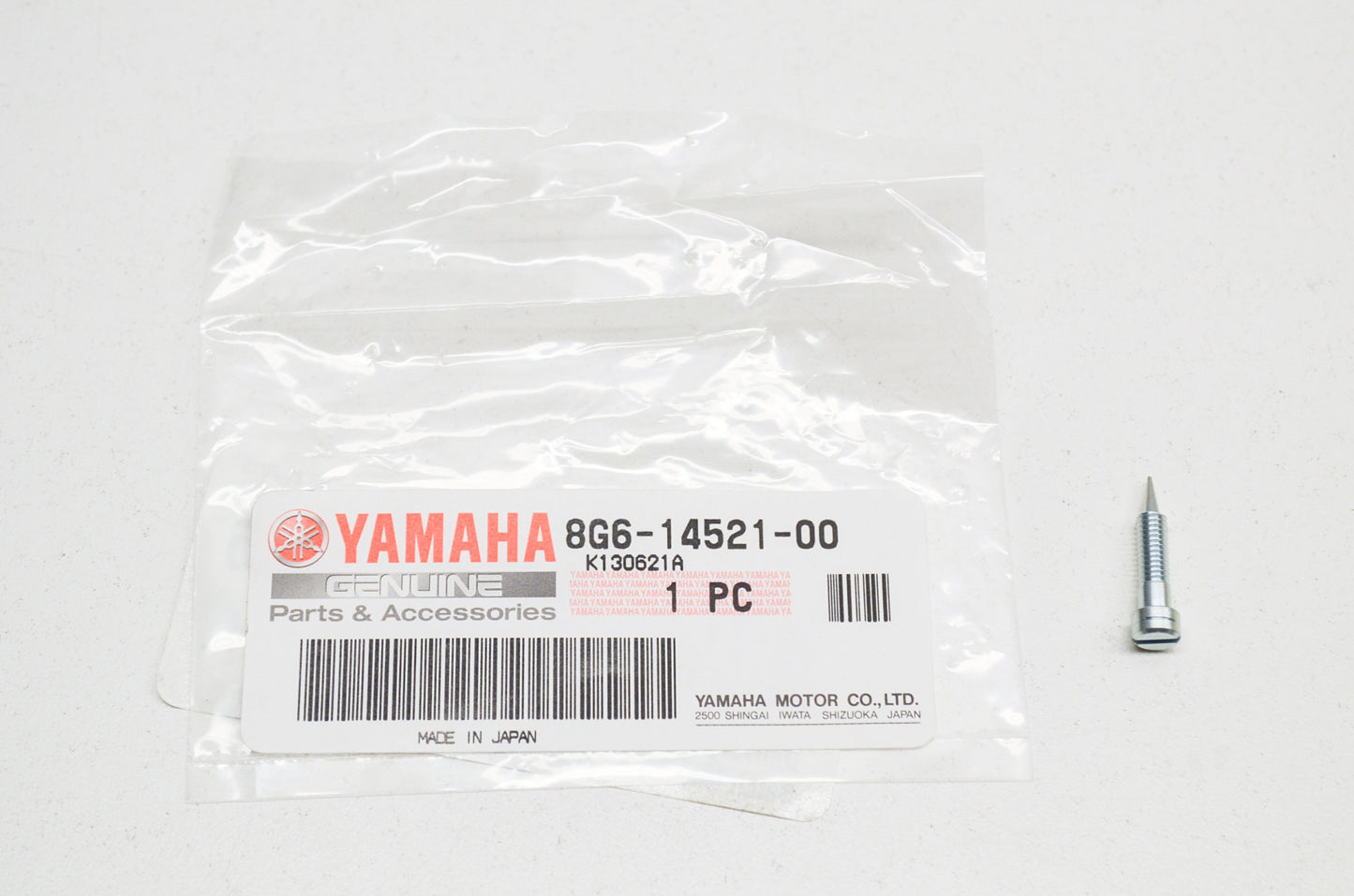 OEM Yamaha 8G6-14521-00-00 Adjust Screw NOS