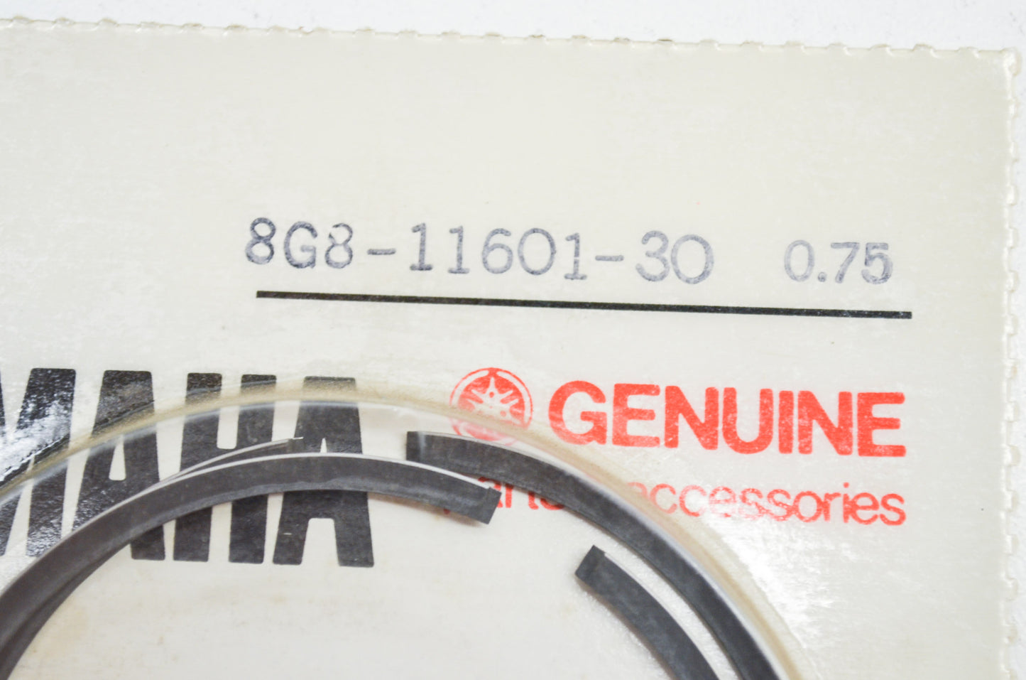 OEM Yamaha 8G8-11601-30-00 Piston Ring Kit 3 NOS