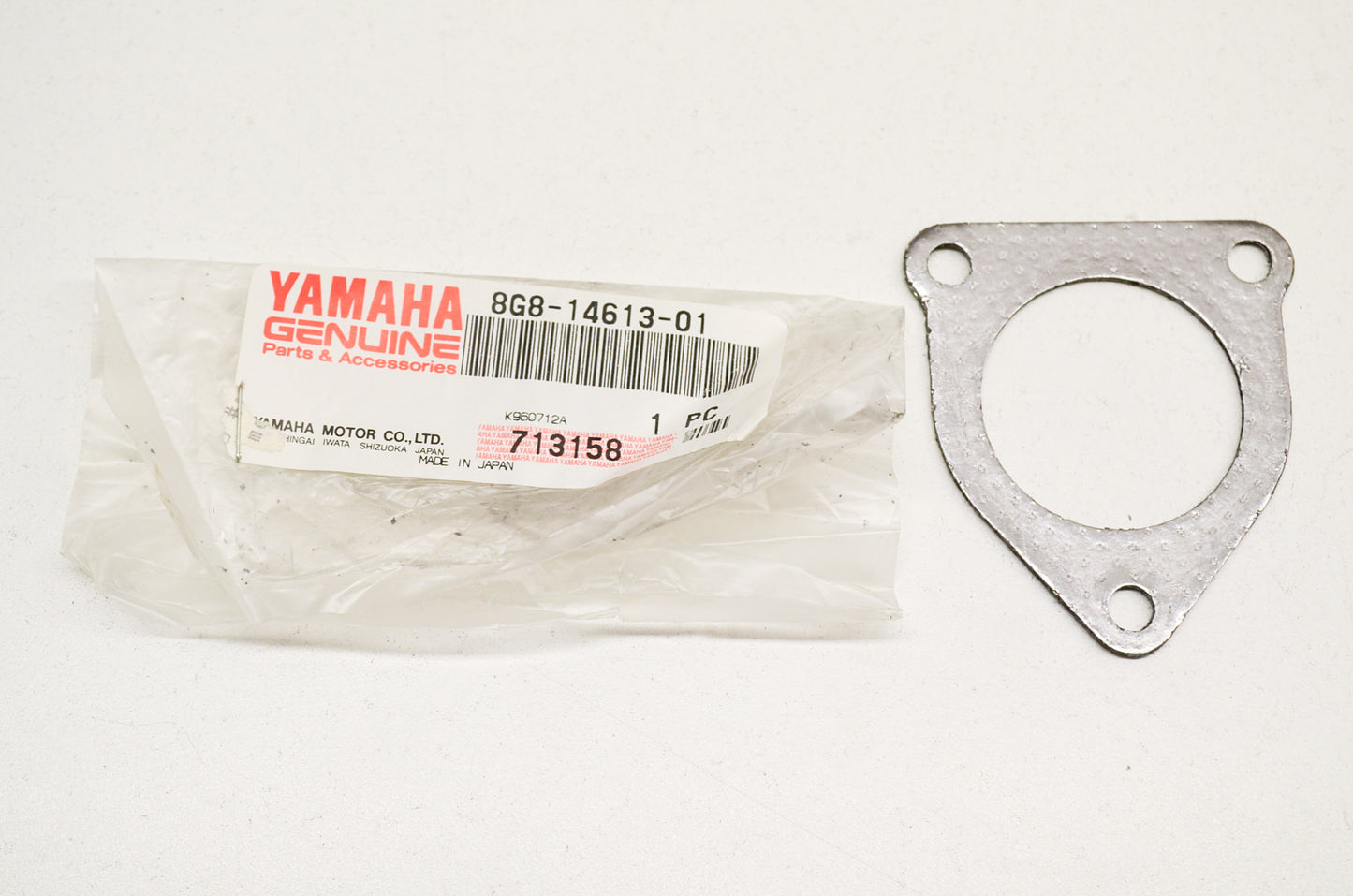 OEM Yamaha 8G8-14613-01-00 Exhaust Pipe Gasket NOS