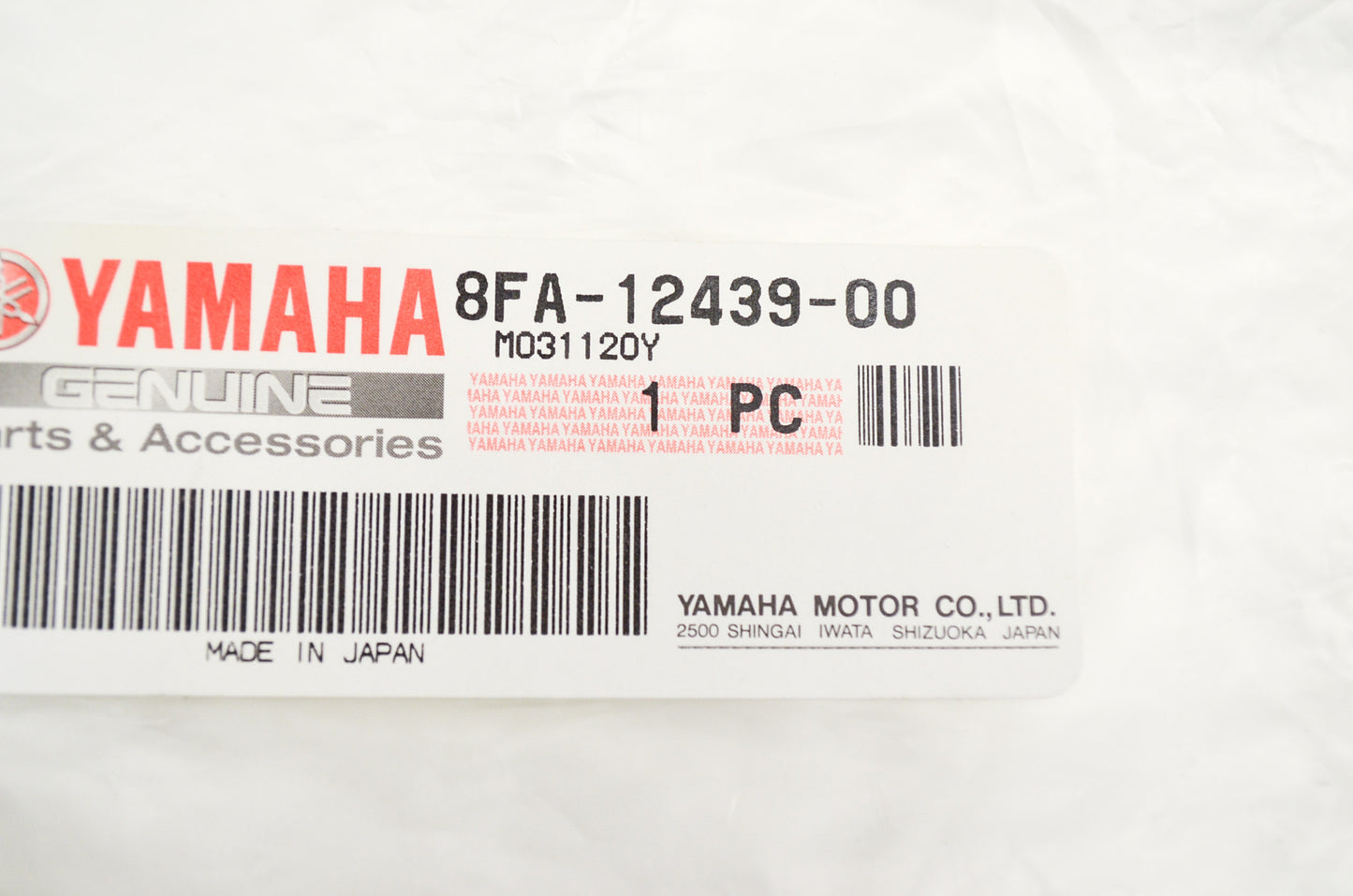 OEM Yamaha 8FA-12439-00-00 O-Ring NOS