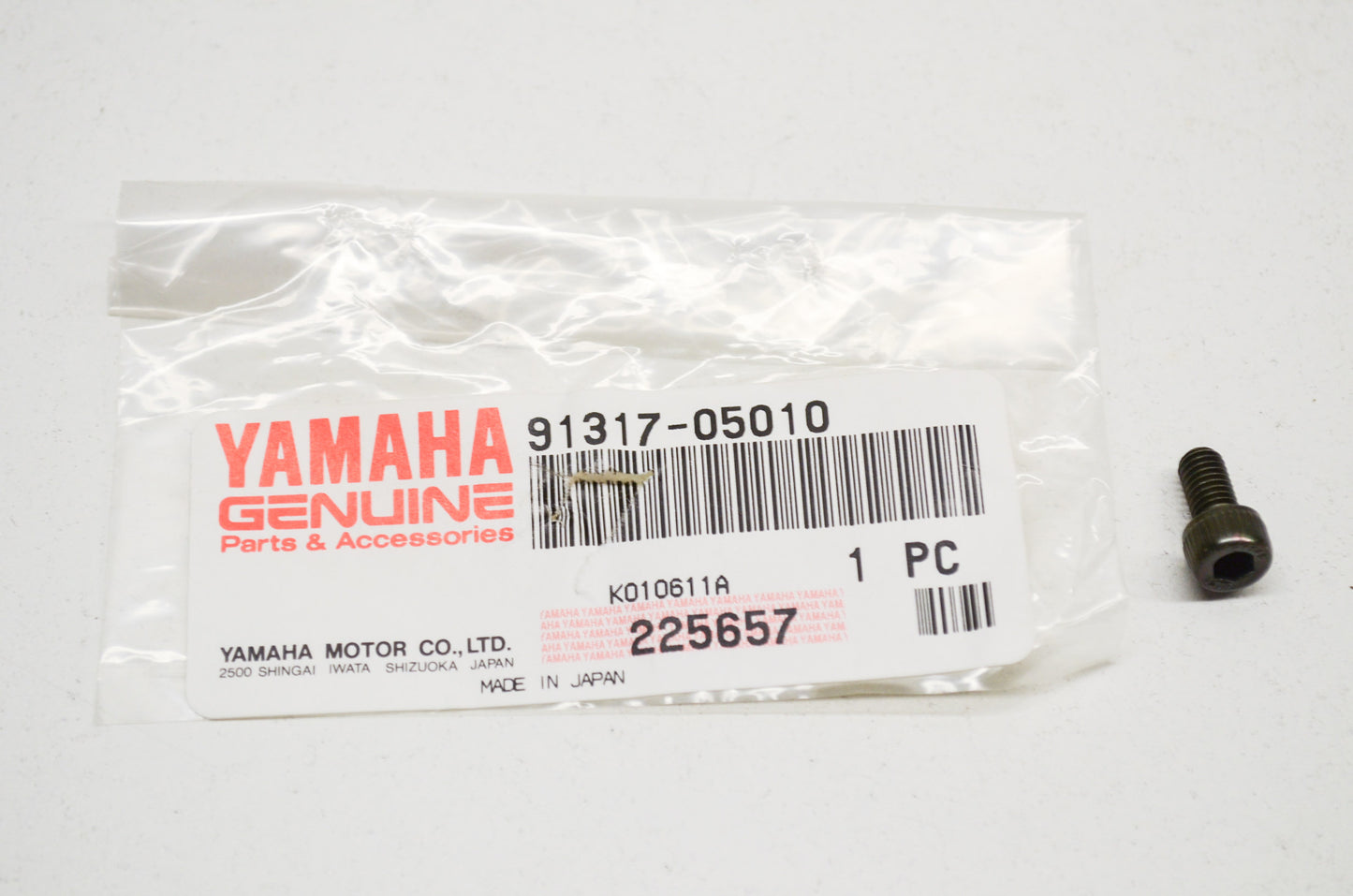 OEM Yamaha 91317-05010-00 Socket Bolt