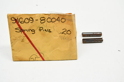 OEM Yamaha 91609-80040-00 Spring Pin Qty 2 NOS