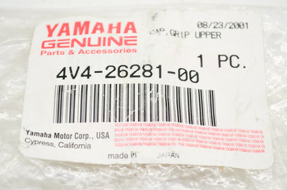 OEM Yamaha 4V4-26281-00-00 Grip Upper Cap NOS