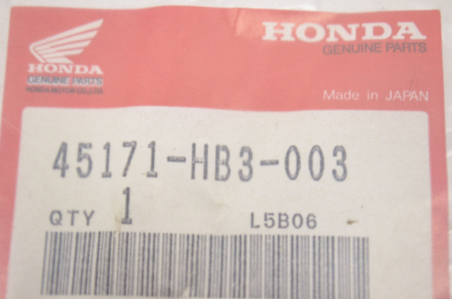 OEM Honda 45171-HB3-003 Brake Spring A NOS