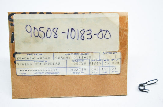 OEM Yamaha 90508-10183-00 Torsion Spring NOS