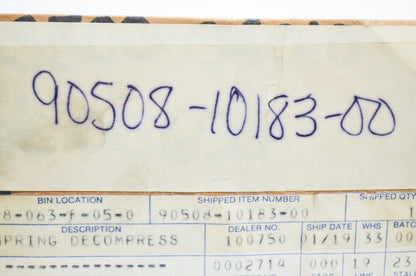 OEM Yamaha 90508-10183-00 Torsion Spring NOS
