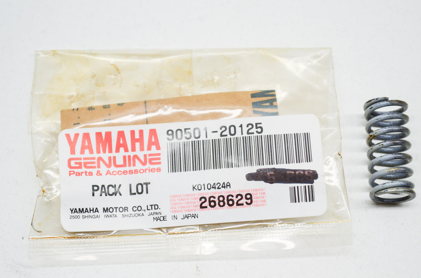 OEM Yamaha 90501-20125-00 Compression Spring NOS