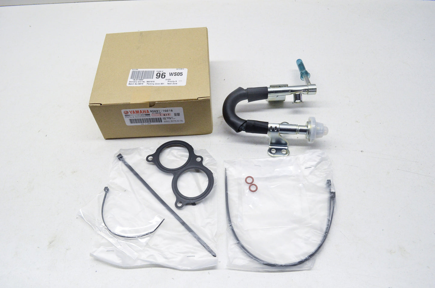 OEM Yamaha 90891-10216-00 Fuel Pipe Kit NOS