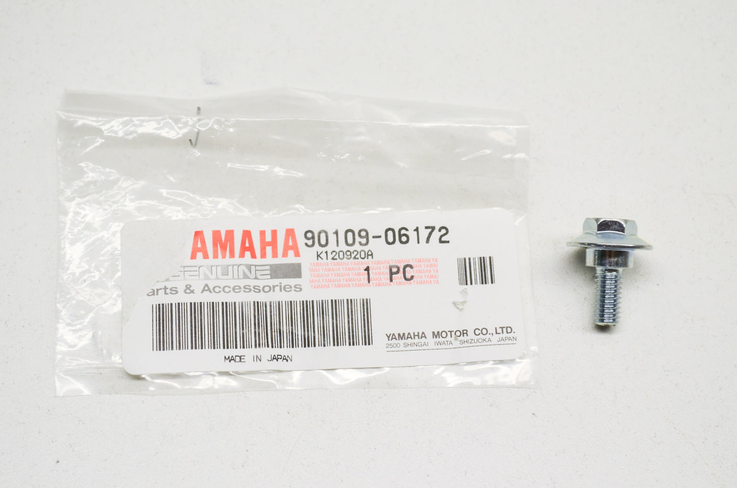 OEM Yamaha 90109-06172-00 Bolt NOS