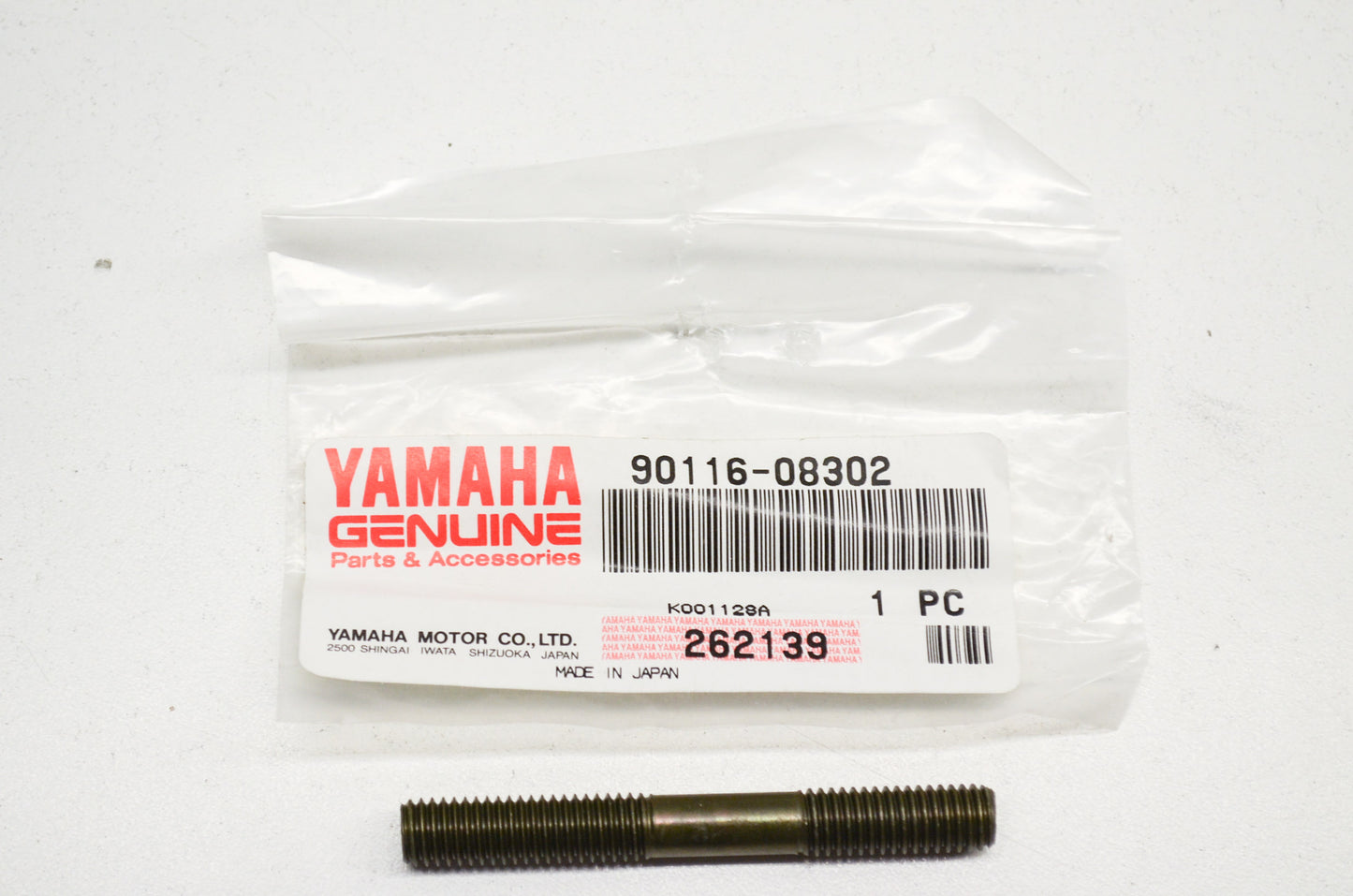 OEM Yamaha 90116-08302-00 Stud Bolt NOS