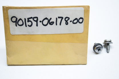 OEM Yamaha 90159-06178-00 Screw w/ Washer Qty 2 NOS