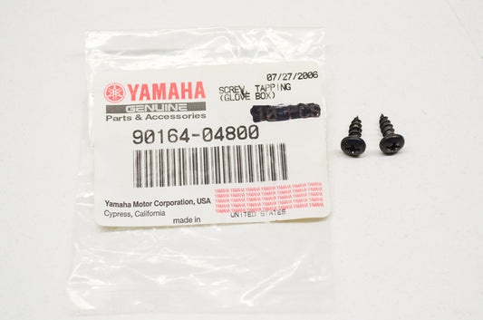 OEM Yamaha 90164-04800-00 Tapping Screw Qty 2 NOS