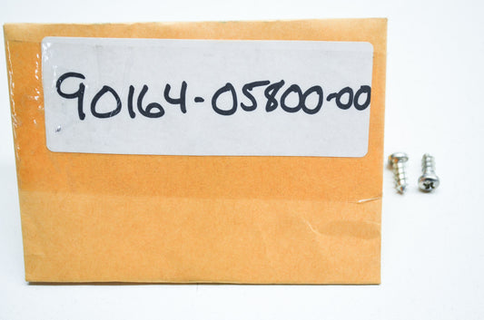 OEM Yamaha 90164-05800-00 Tapping Screw Qty 2 NOS
