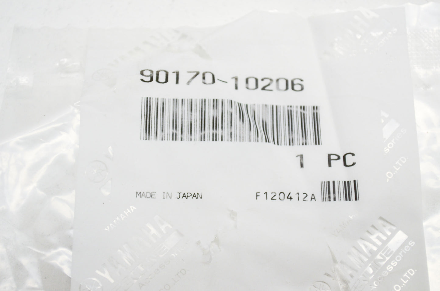 New OEM Yamaha 90170-10206-00 Hexagon Nut NOS