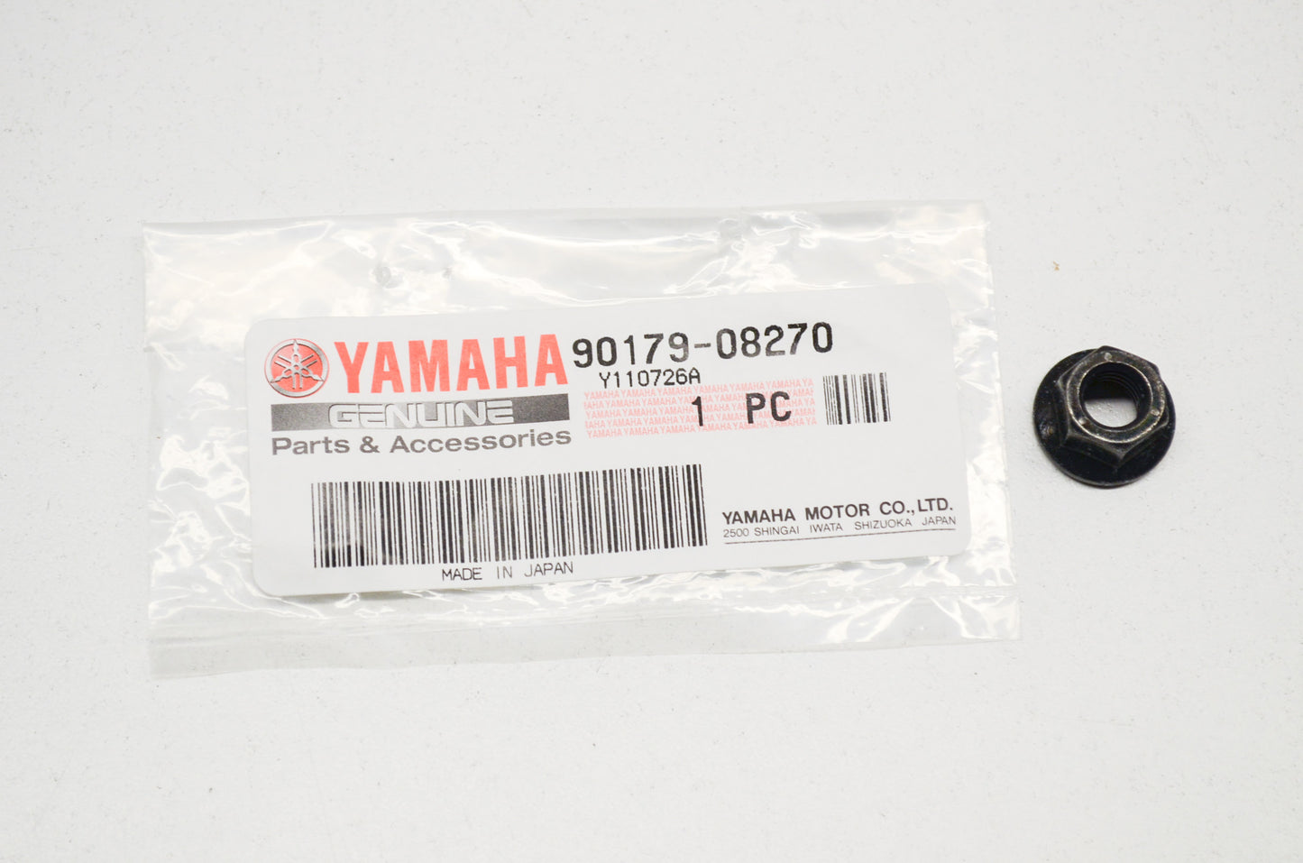 OEM Yamaha 90179-08270-00 Special Shape Nut NOS