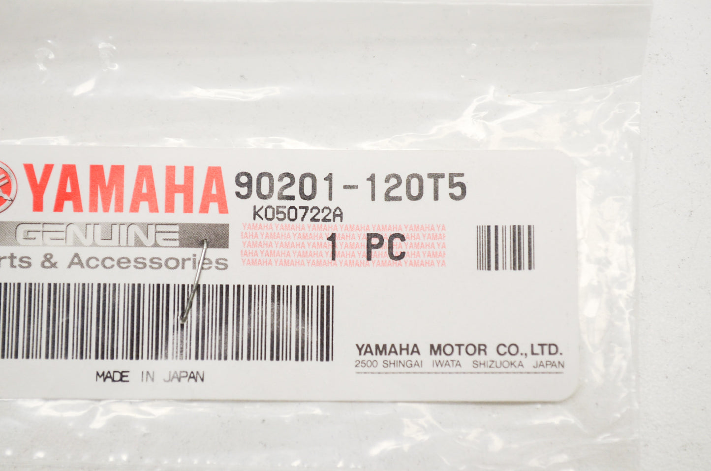 OEM Yamaha 90201-120T5-00 Plate Washer NOS