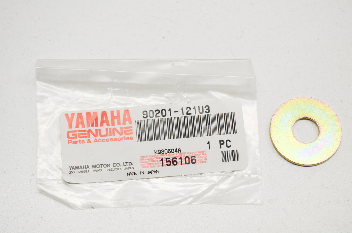 OEM Yamaha 90201-121U3-00 Plate Washer NOS