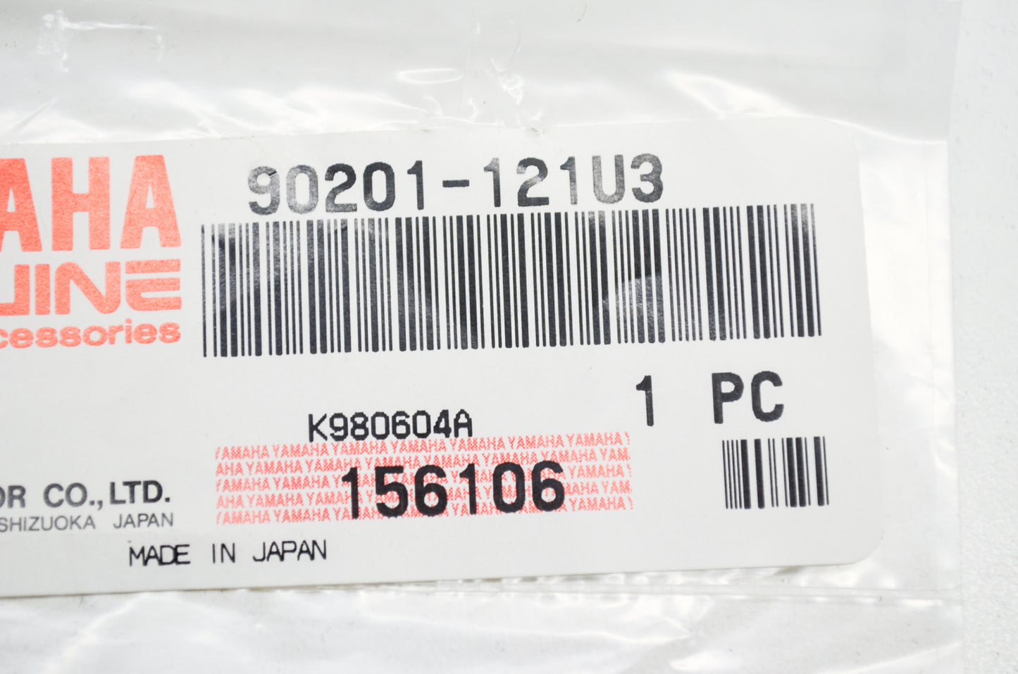 OEM Yamaha 90201-121U3-00 Plate Washer NOS