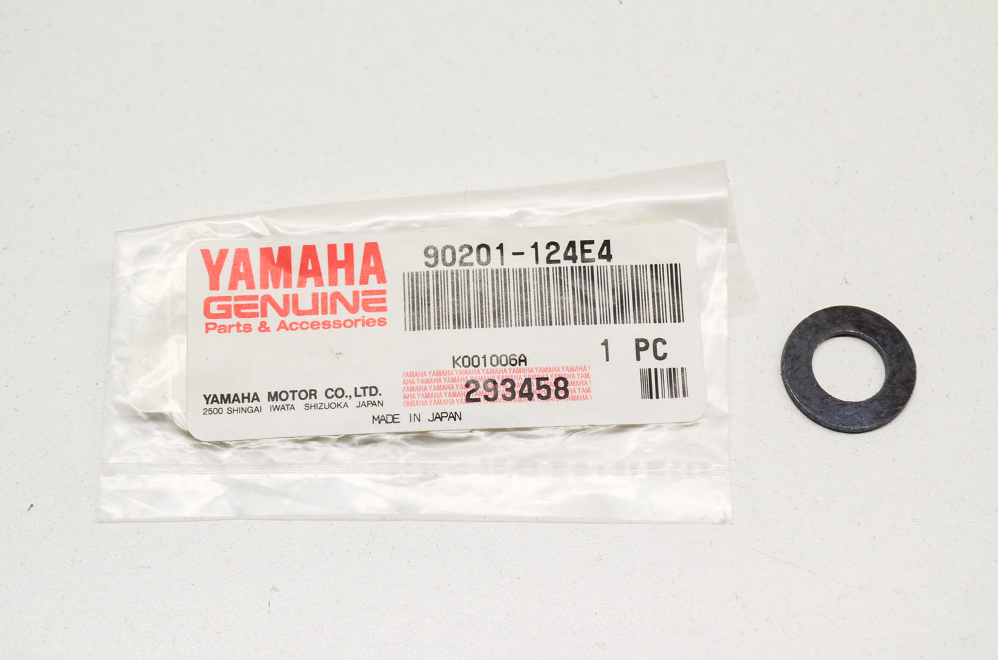 New OEM Yamaha 90201-124E4-00 Plate Washer NOS