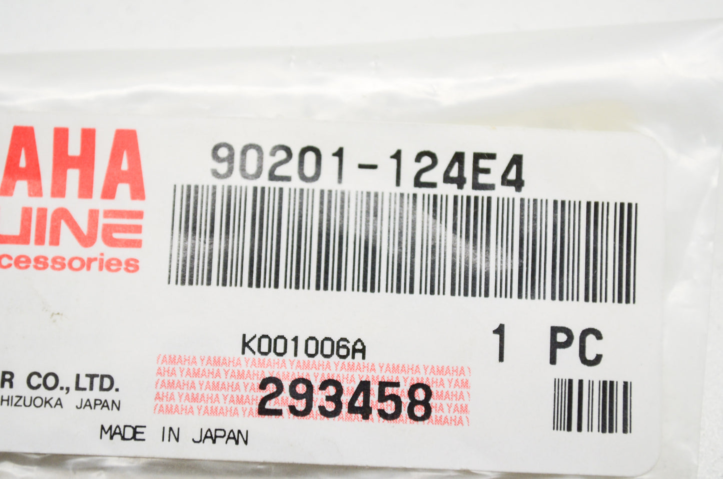 New OEM Yamaha 90201-124E4-00 Plate Washer NOS