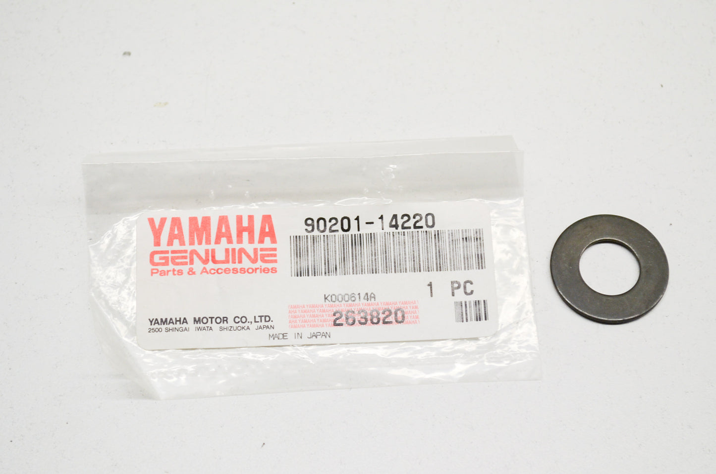 OEM Yamaha 90201-14220-00 Plate Washer NOS