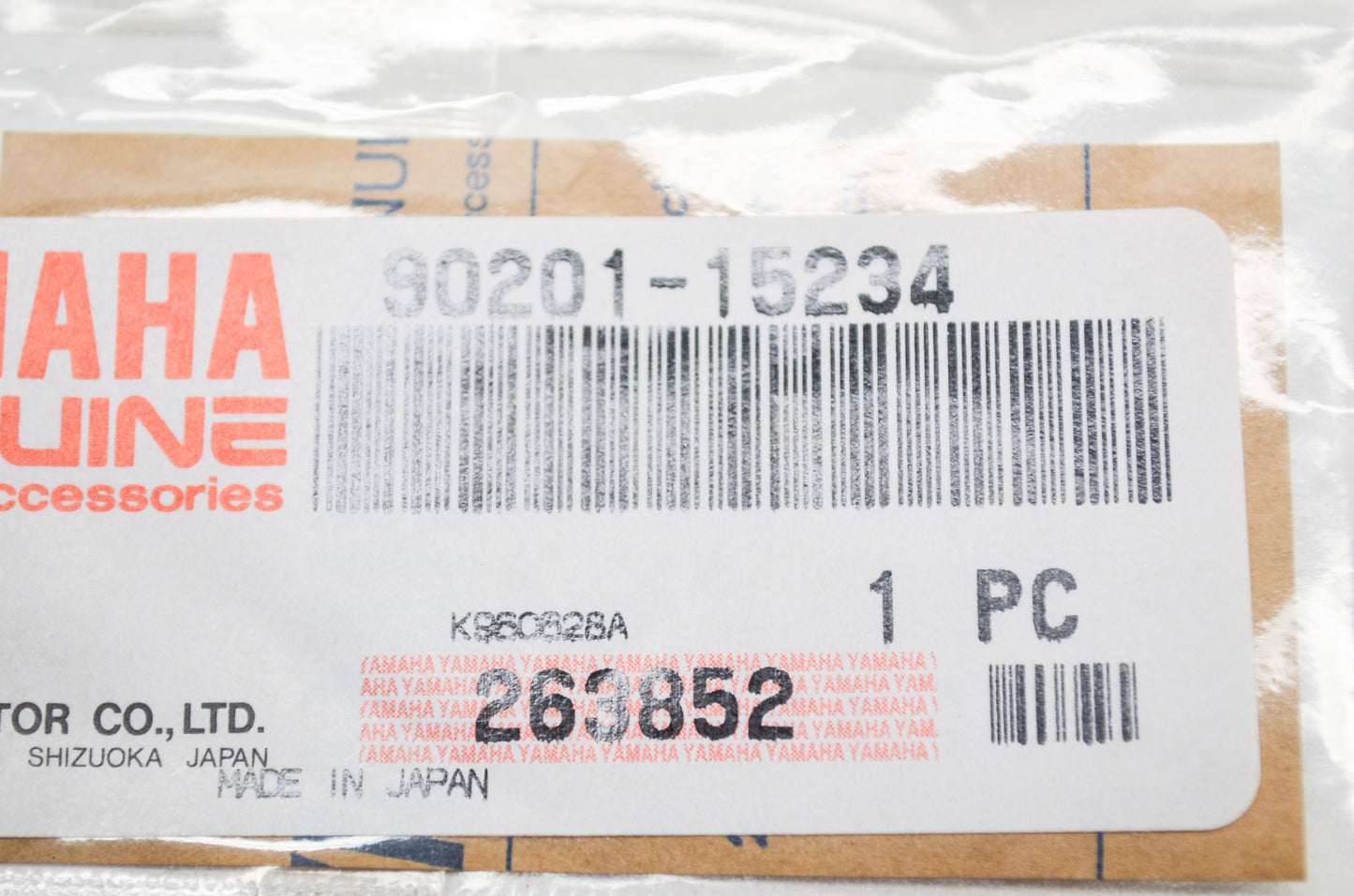 OEM Yamaha 90201-15234-00 Plate Washer NOS