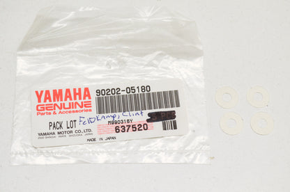 OEM Yamaha 90202-05180-00 Plate Washer Qty 4 NOS