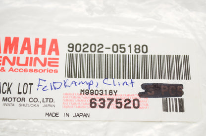 OEM Yamaha 90202-05180-00 Plate Washer Qty 4 NOS