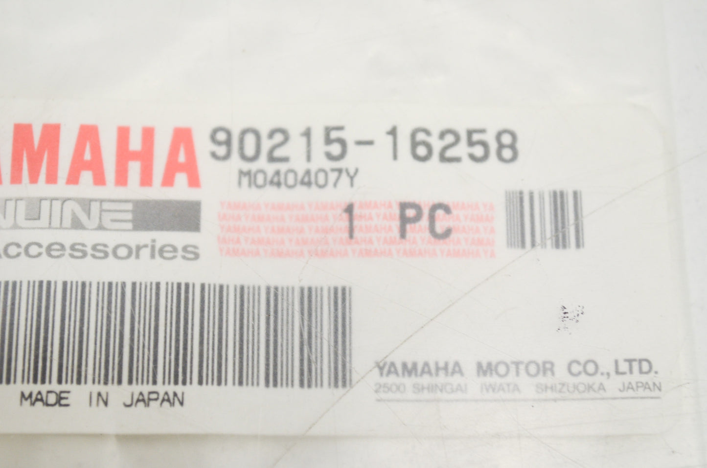 OEM Yamaha 90215-16258-00 Lock Washer NOS