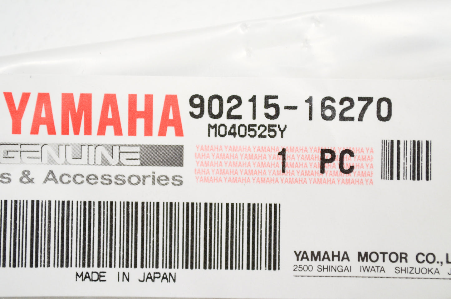 OEM Yamaha 90215-16270-00 Lock Washer (2NL) NOS