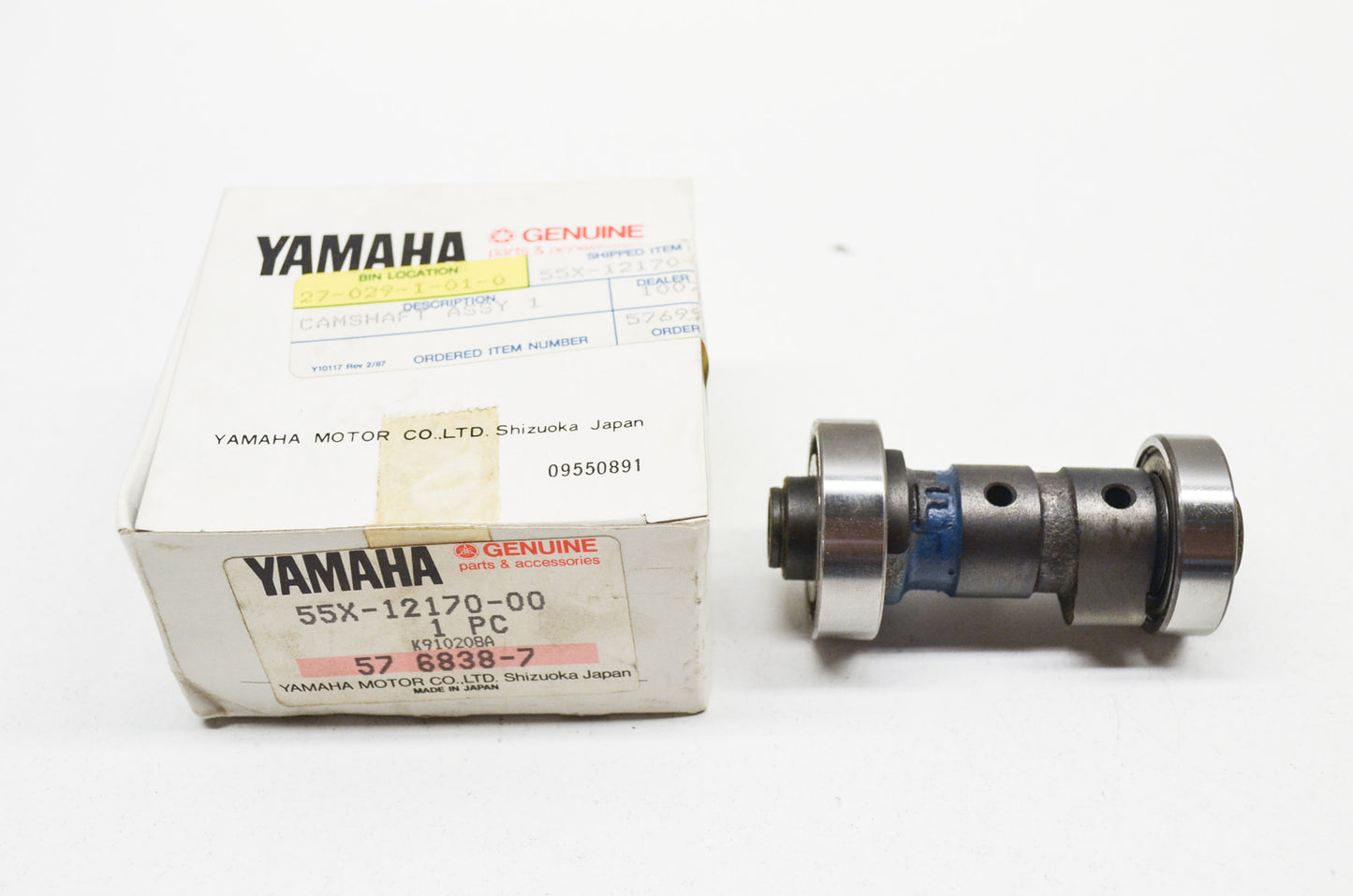 New OEM Yamaha 55X-12170-00-00 Camshaft Assembly 1 NOS