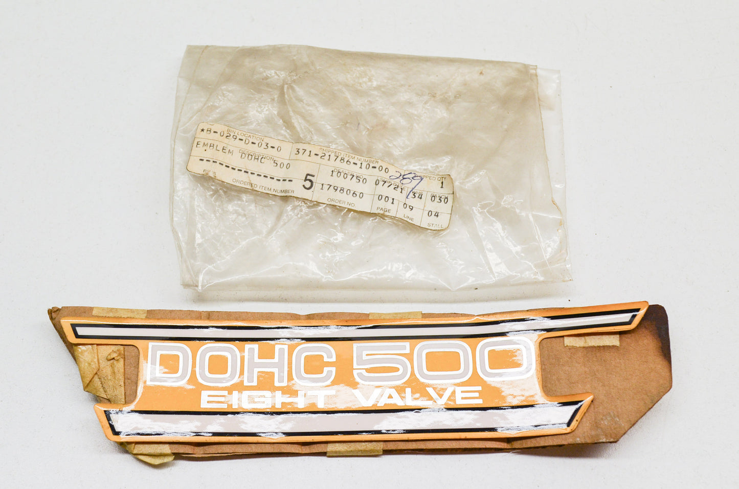 OEM Yamaha 371-21786-10-00 Emblem 6 NOS