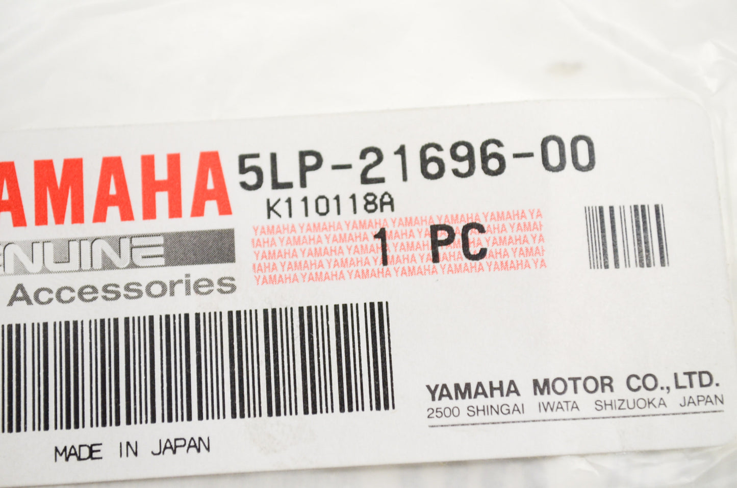 OEM Yamaha 5LP-21696-00-00 Caution Label NOS
