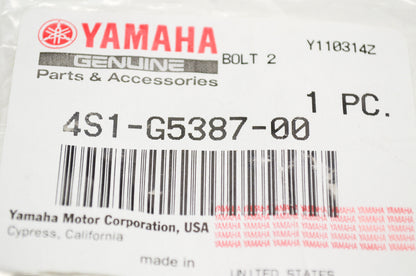 OEM Yamaha 4S1-G5387-00-00 Bolt 2 NOS