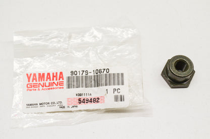 OEM Yamaha 90179-10670-00 Special Shape Nut NOS