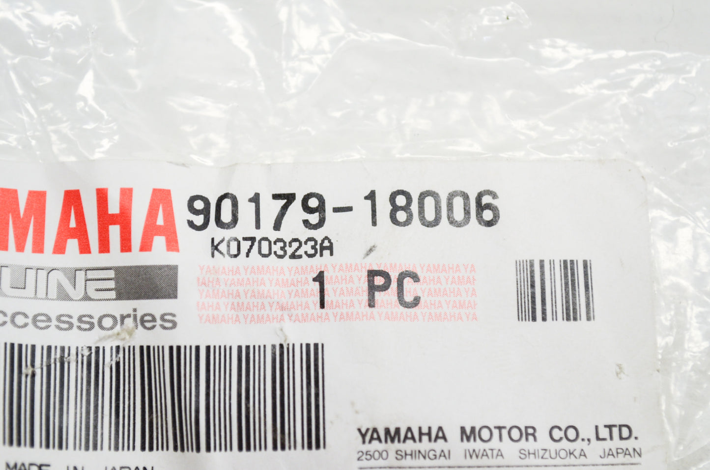 OEM Yamaha 90179-18006-00 Nut NOS