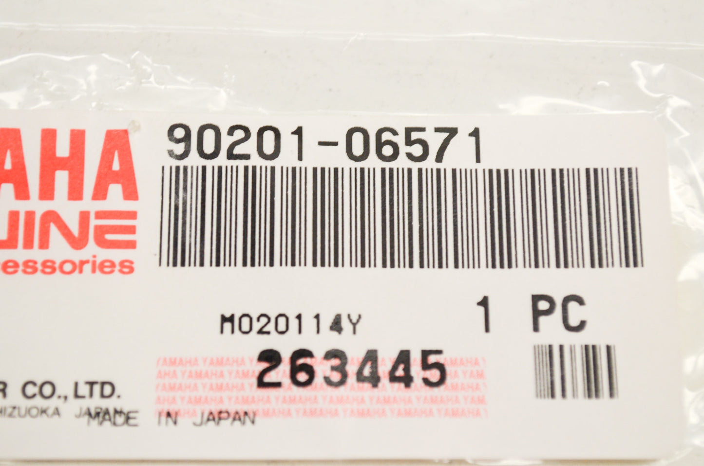 OEM Yamaha 90201-06571-00 Plate Washer