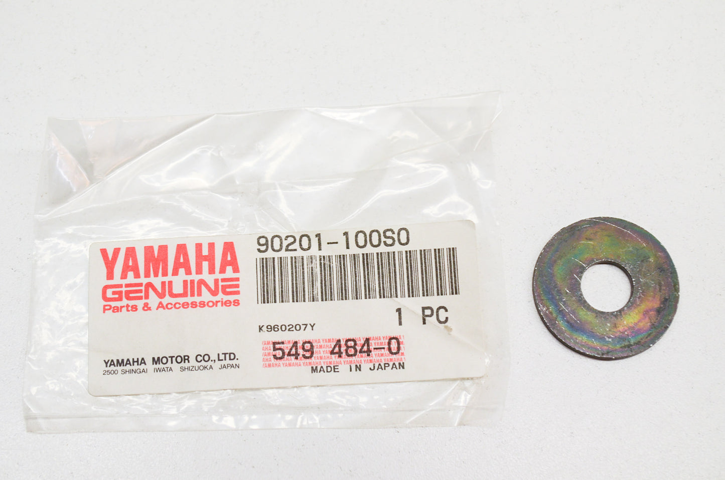 OEM Yamaha 90201-100S0-00 Plate Washer NOS